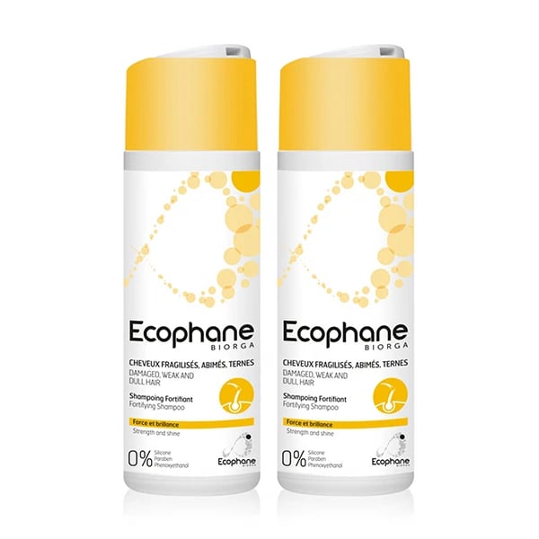 Ecophane Duo Champô fortificante 2 x 200mL Oferta da 2ª Embalagem