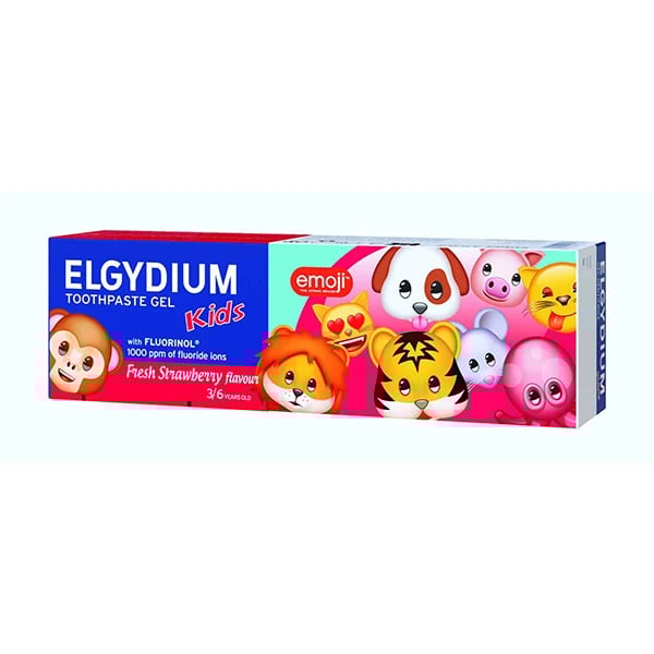 Elgydium Infantil Gel Kids Morango Emoji 50mL