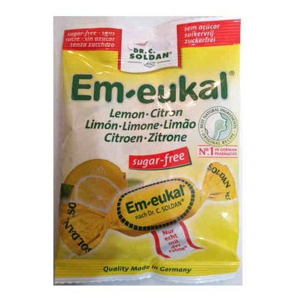 Em-Eukal Limao Rebuçados S/Açucar Tosse 50g