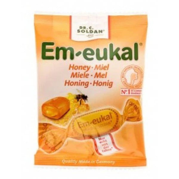 Em-Eukal Mel Rebuçados C/ Recheio Tosse 50g