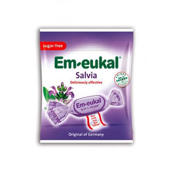 Em-Eukal Salva Rebuçados S/Açucar Tosse 50g 