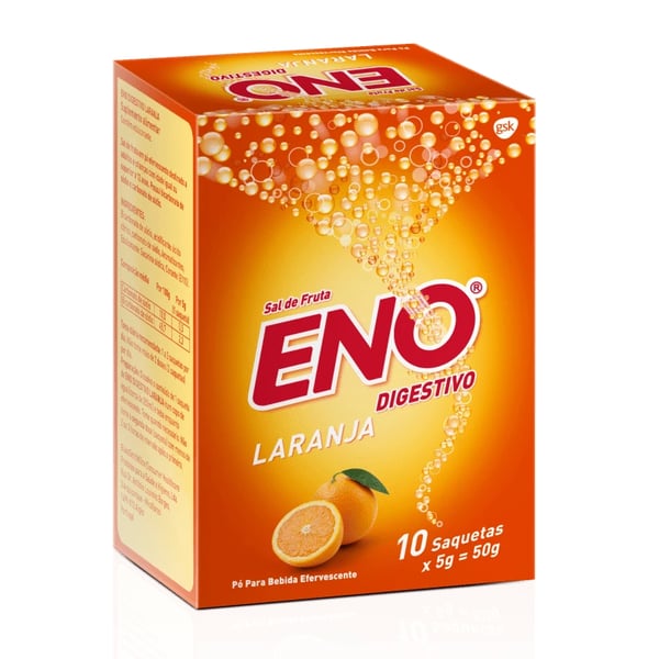 Eno Laranja Cart Po Or 5 G X 10 x  pó eferv saq