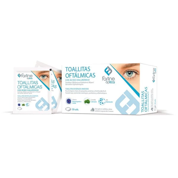 Farline Toalhita Oftalmica Esteril 30 unidades