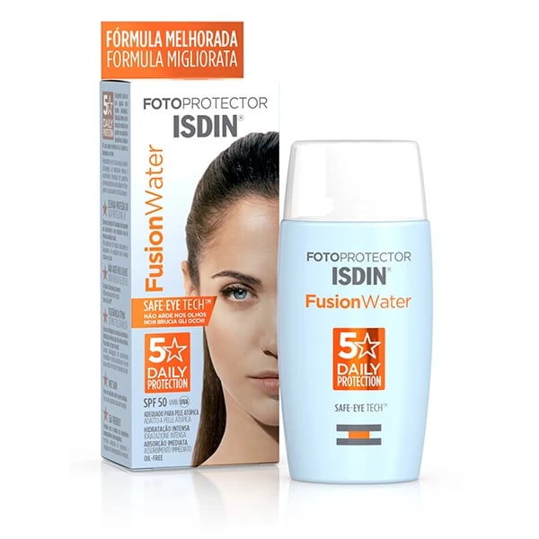 Isdin Fotoprotector Fusion Water Rosto Spf50+ 50mL