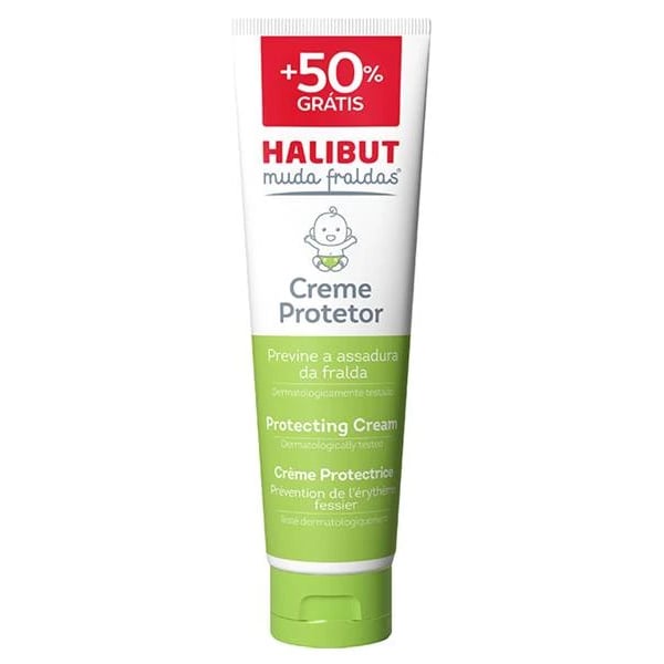 Halibut Muda Fraldas Creme 100g + 50% Grátis