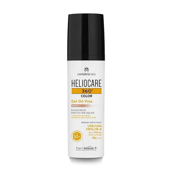 Heliocare 360 Gel Oil free spf50+ Mate Cor Bege 50mL