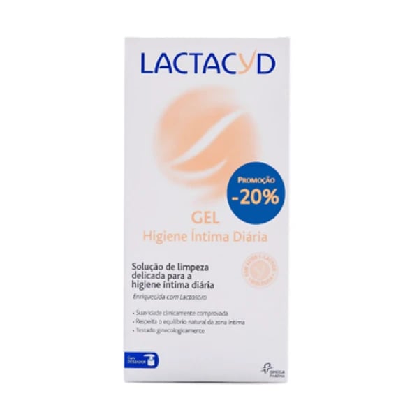 Lactacyd Intimo Gel Higiene Intima 200mL com Desconto de 20%