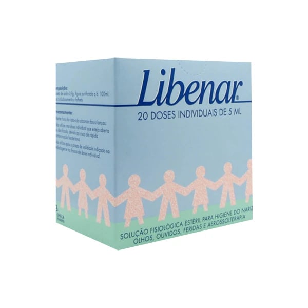 Libenar Baby Soro Fisiológico Esterilizado 20 unidades 