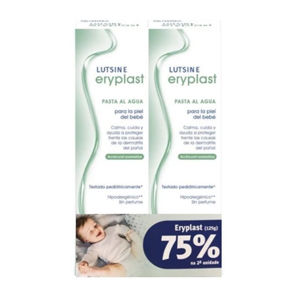 Lutsine E45 Eryplast Duo Pasta de água 2x125g com 75% Desconto 2ª Embalagem