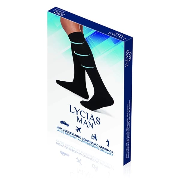 Lycias20010017002 Man Meia T3 Preto