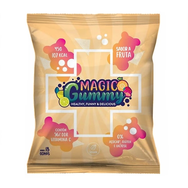 MagicGummy Gomas Sabor a Fruta Formato Ursos 18 gomas