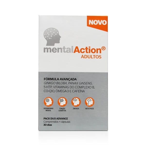 Mentalaction Adulto 30 comprimidos + 30 capsulas