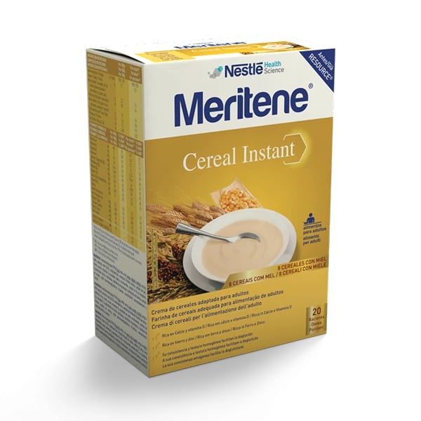 Meritene Cereal Instant 8 cereais e mel 2 x 300g