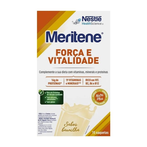 Meritene Baunilha Pó 15 saquetas