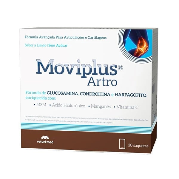 Moviplus Artro Po Saq Limao 6g X30 pó sol oral saq
