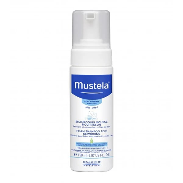 Mustela Bebe Pele Normal Champo Espuma Recem Nascimento 150mL