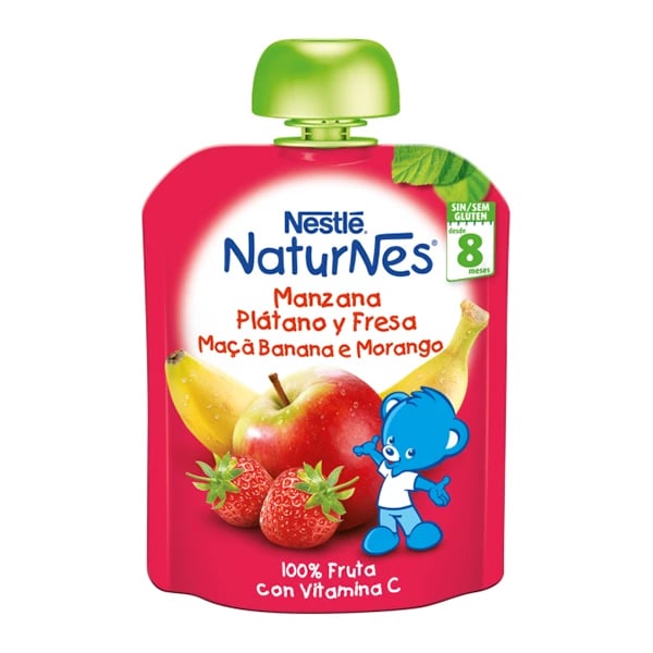 Nestle Pacotinho Maca Banana Morango 90g 8m+