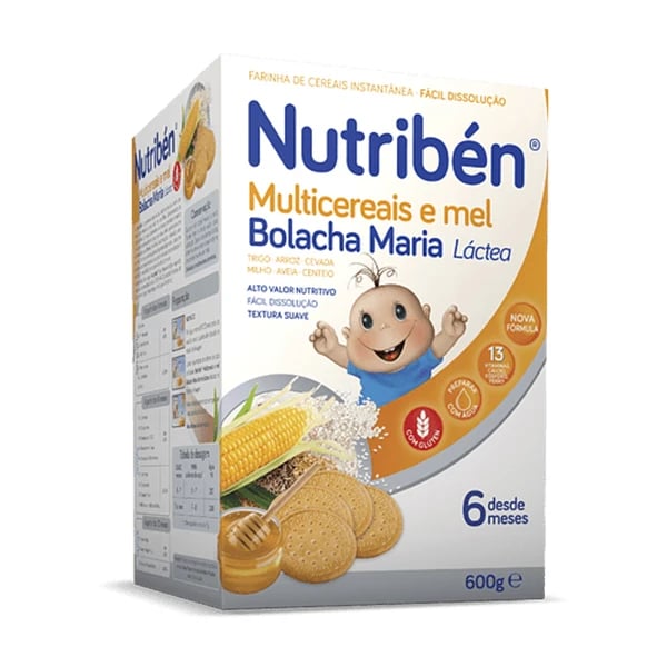 Nutriben Farinhas Multicer Mel Bol Mar 600g
