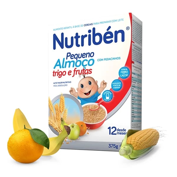 Nutriben Pq Almoco Trigo Fruta 375G