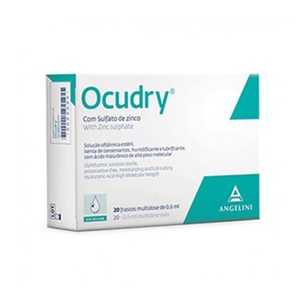 Ocudry Solução Oftálmica Estéril 0,6mLx20