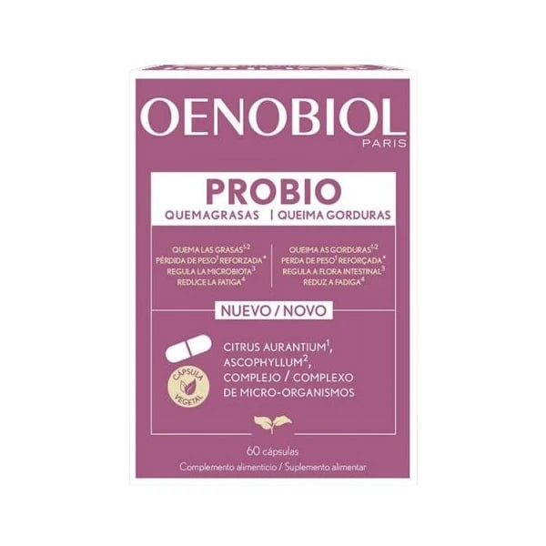 Oenobiol Probio Queima Gorduras 60 Cápsulas