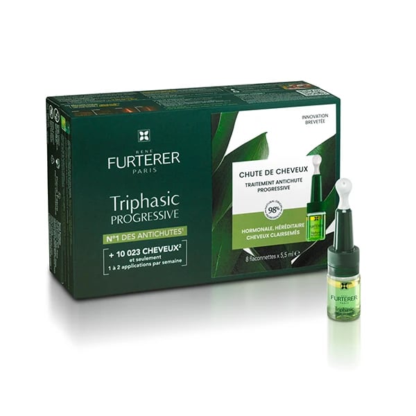 Rene Furterer Triphasic Progressive Antiqueda 8 Ampolas