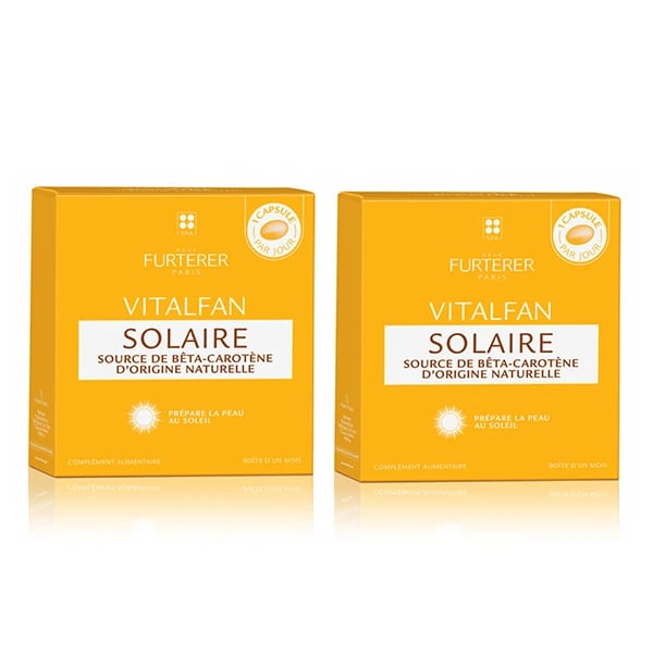 Rene Furterer Vitalfan Solar Duo 2 x 30 cápsulas Bronzeado