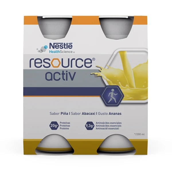 Resource Active Solução Oral Abacaxi 200mL 4 unidades