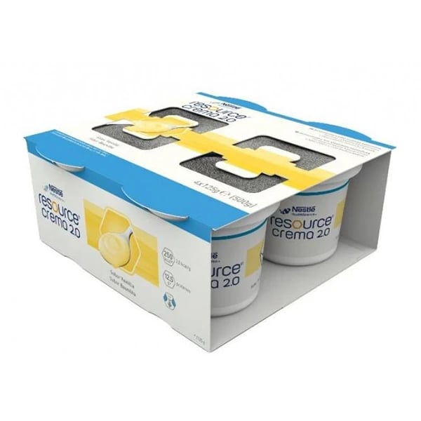 Resource Crema 2.0 Pudim Baunilha 125g 4 unidades