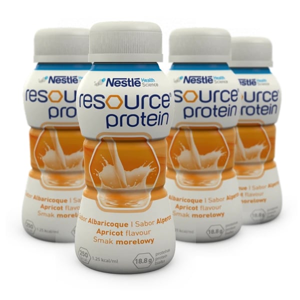 Resource Protein Solução Oral Alperce 200mL 4 unidades 