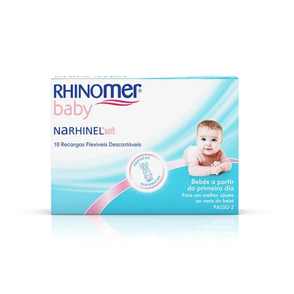 Rhinomer Baby Narhinel Recargas Flexiveis Descartaveis 10 unidades