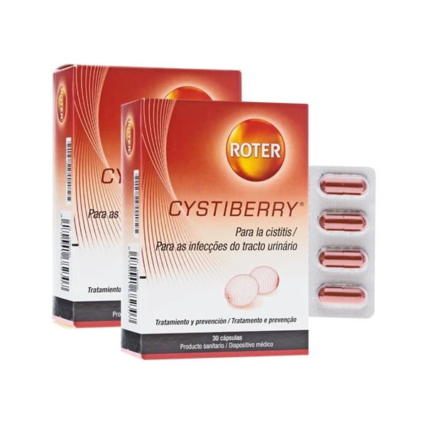 Roter Cranberry 2 x 30 Cápsulas Desconto 60% 2ª Embalagem