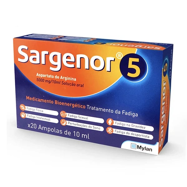 Sargenor 5 5000 mg/10 mL x 20 Ampolas 