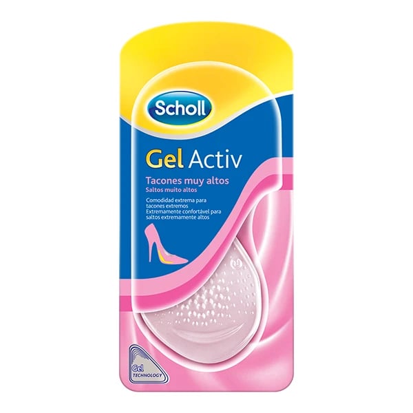 Scholl Gelactiv Palmilha Salto Mt Alt X2 x  