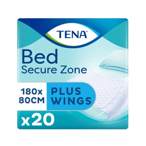 Tena Bed Plus Resguardo com Abas 180x80cm 20 unidades