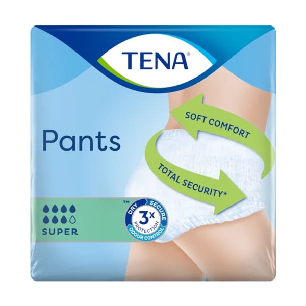 Tena Pants Super Cueca Gde 100/135cm X 12