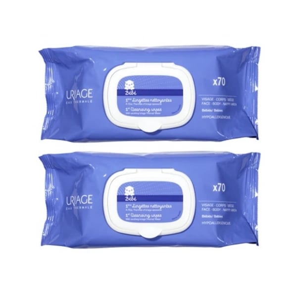 Uriage Bebe Duo Toalhetes 2x70