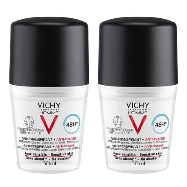 Vichy Homme Deo Roll On Manchas 50mL Duo