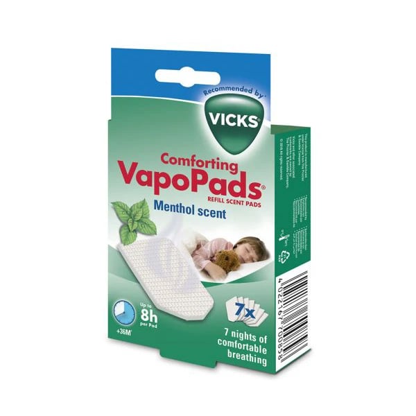 Vicks Vapopads Mentol 7 unidades